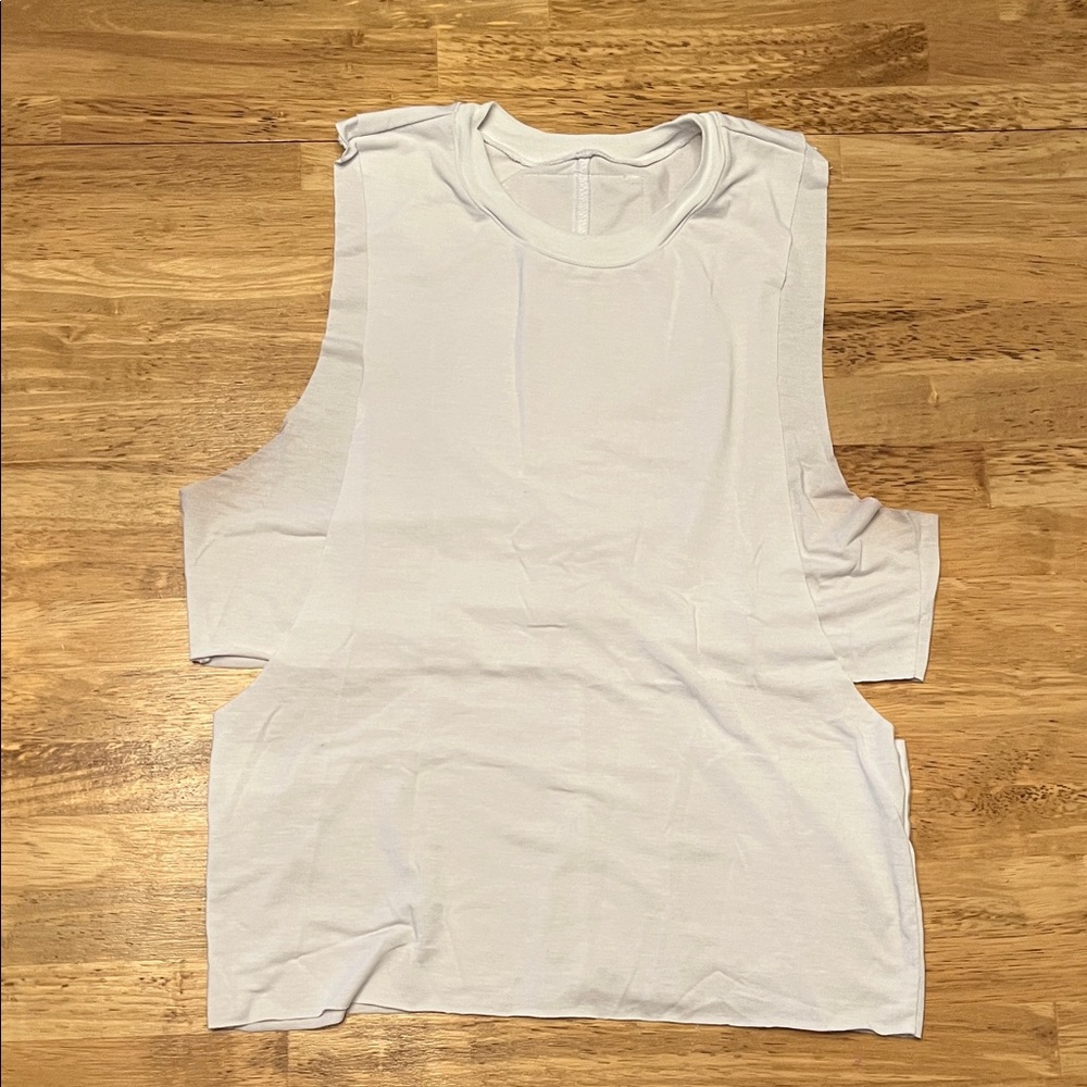 Lorna Jane Classic White Muscle Tee